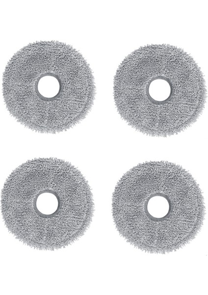 4pcs Washable Mop Cloth For Robot Vacuum 3s B108CN /2pro B113CN Robot Vacuum Cleaner Mop (Yurt Dışından)