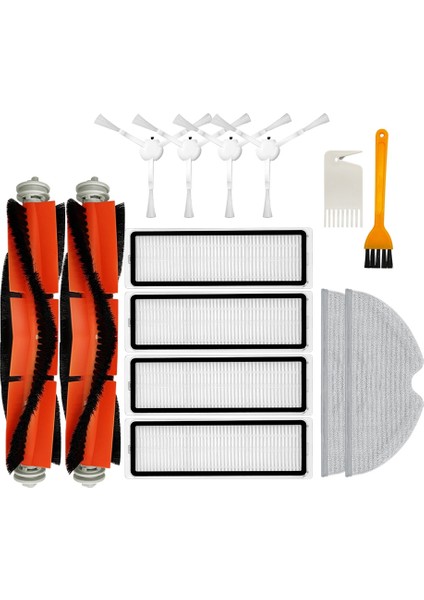 For 1c 2c Mi Robot Vacuum Mop F9 Spare Parts Accessories Main Side Brush Hepa Filter Mop Cloth Rag (Yurt Dışından)