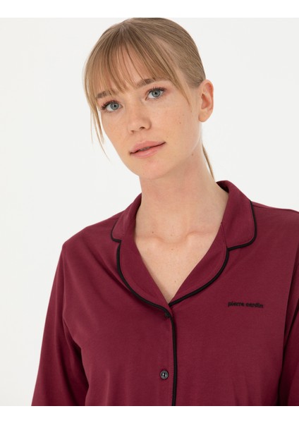 Kadın Bordo Pijama Takımı 50286399-VR014 fiyatları