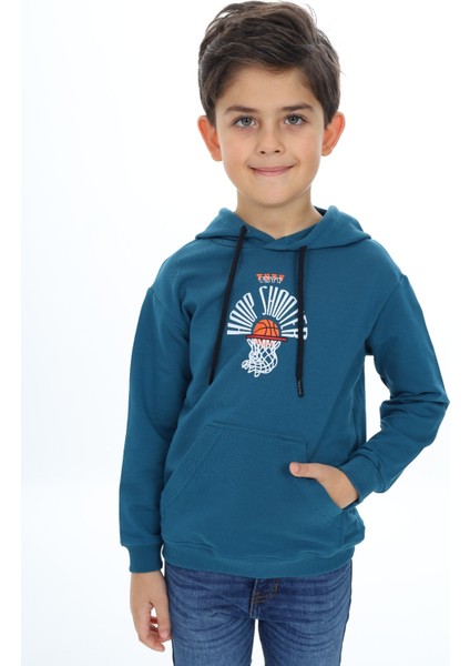 Erkek Çocuk Baskılı Sweatshirt