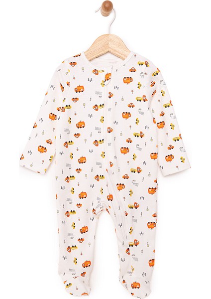 HelloBaby Yenidoğan Erkek Patikli Tulum Erkek Bebek