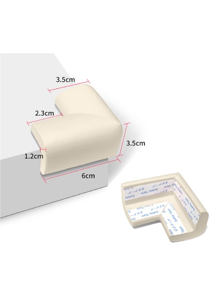 8 Adet Kenar Koruyucu Bebek Çocuk Yaşlı Köşe Koruması Masa Mermer Sehpa Mobilya (3m Bant) fiyatları