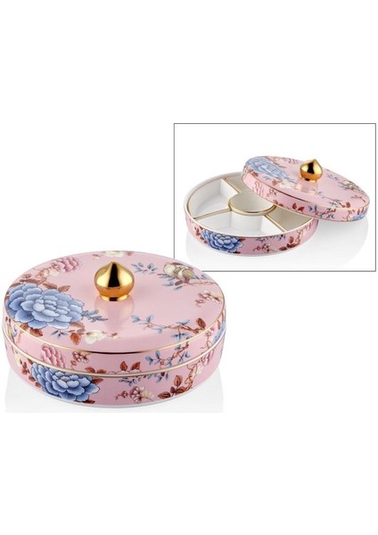 Floral Pınk 7 Parça Mini Kahvaltılık