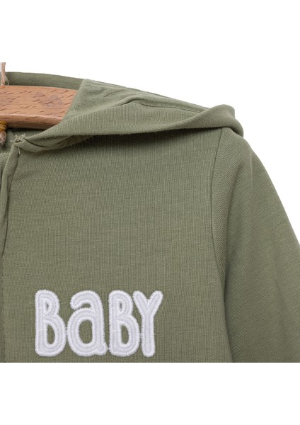 HelloBaby Yenidoğan Kapüşonlu Tulum Erkek Bebek