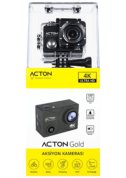 Gold 4K Wifi Aksiyon Kamerası indirimleri