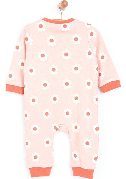 HelloBaby Fermuarlı Patiksiz Tulum Kız Bebek