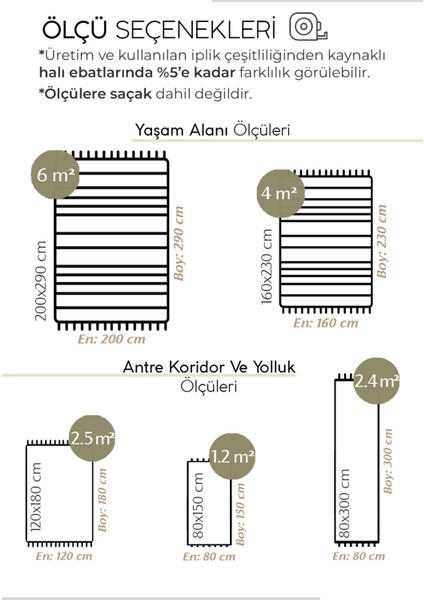 Sakura 2201 Krem Hav Toz Vermez Etnik Desenli Modern Dokuma Bukleli Salon Halısı