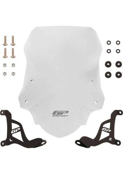 Aprilia SR 125 / 160 2024 Uyumlu Ön Cam Şeffaf 51 cm fırsatları