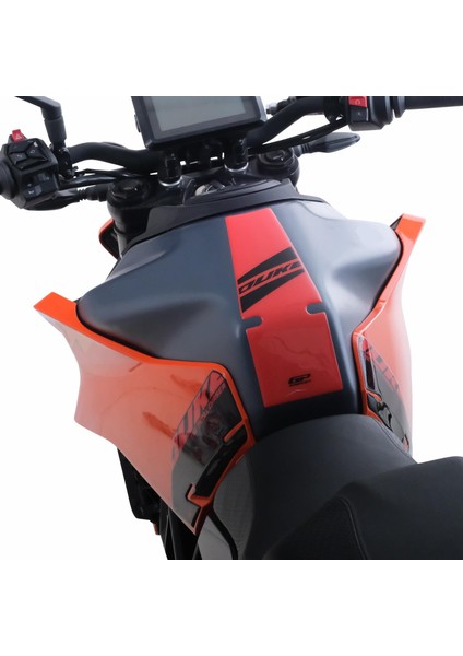 KTM Duke 250 2024 Uyumlu Tank Pad Seti Beyaz