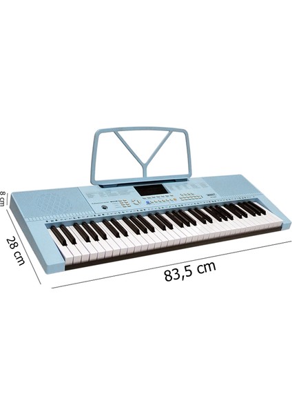 PS-2300BL-PAK 61 Tuşlu Org - Kulaklık - Org Çantası - Org Sehpası - Adaptör - Mikrofon - Notalık - Türkçe Öğrenim ve Şarkı Metodu