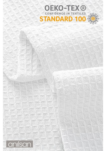 Çift Kişilik Beyaz Waffle Desenli Pike - %100 Pamuk, Yumuşak ve Dayanıklı Otel Pike fiyatları