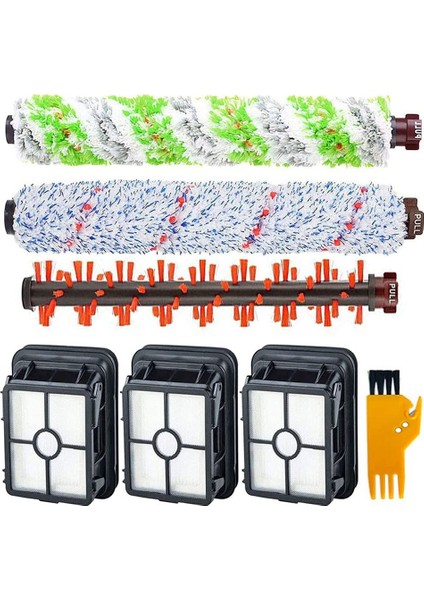Bissell Crosswave 1785/2306/1866/1868/1926 Serisi Elektrikli Süpürgeler Için 3+3+1 Yedek Parçalar (Yurt Dışından)