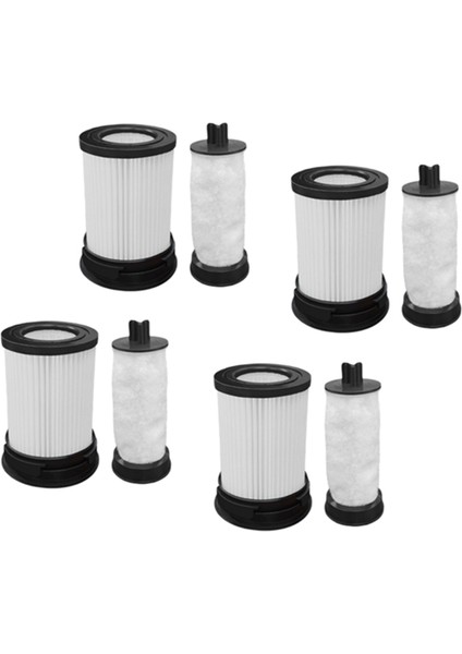 Triflex Hx1 3'ü 1 Arada Akülü Çubuk Elektrikli Süpürgeler Serisi Için 4 Takım Yedek Hepa Elektrikli Süpürge Filtreleri (Yurt Dışından)