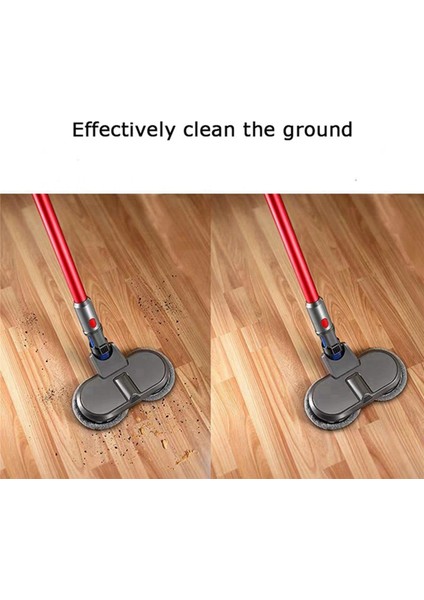 2x Electric Mopping Vacuum Brush Cleaner Cleaning Cloth Water Tank Set For V7 V10 V11 Replaceable Parts (Yurt Dışından)