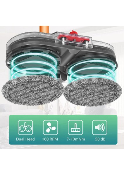 Electric Mop Attachment For V12 Detect Slim Vacuum Cleaner Mop Attachment With 6 Mop Pads And Removable Water Tank (Yurt Dışından)