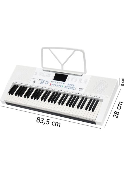 PS-2300WH 61 Tuşlu Org Seti Beyaz Kaliteli Başlangıç İçin Uygun