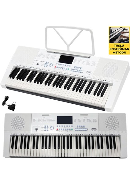 PS-2300WH-PAK 61 Tuşlu Org Stand Kulaklık Beyaz Başlangıç İçin Uygun modelleri