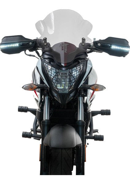 Honda CB750 Hornet 2023-2024 Uyumlu Led Sinyalli Elcik Koruma Siyah