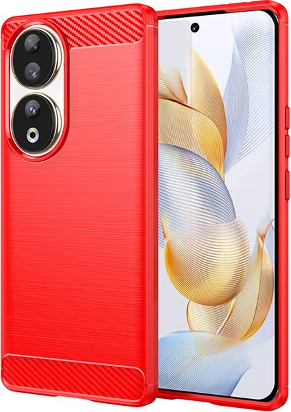 Honor 90 Pro Buzlu Fırçalanmış Silika Jel Cep Telefonu Kılıfları (Yurt Dışından)