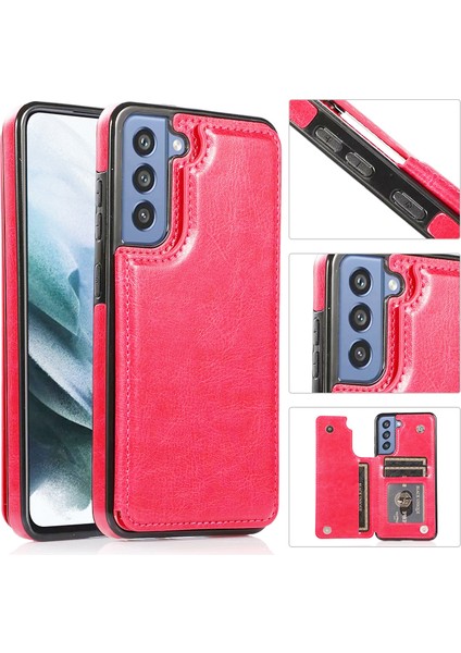For Samsung Galaxy S20 Kartı Takın Çift Toka Cep Telefonu Kılıfları (Yurt Dışından)