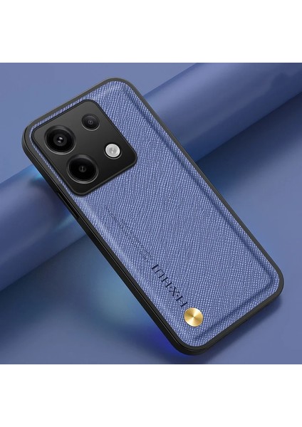 Xiaomi Redmi Note 13 4g Çapraz Desen Pu Cep Telefonu Kılıfı (Yurt Dışından)