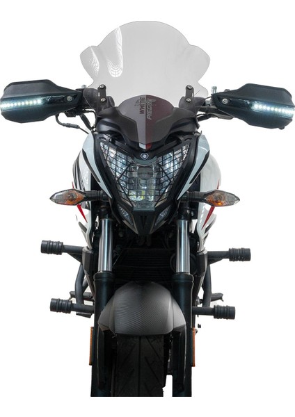 CF Moto 250 CL-X 2022-2024 Uyumlu Led Sinyalli Elcik Koruma Siyah