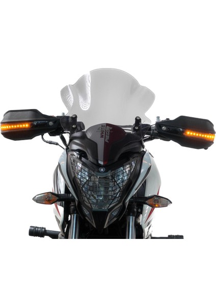 CF Moto 250 CL-X 2022-2024 Uyumlu Led Sinyalli Elcik Koruma Siyah