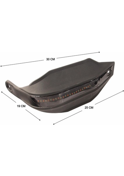 CF Moto 250 CL-X 2022-2024 Uyumlu Led Sinyalli Elcik Koruma Siyah