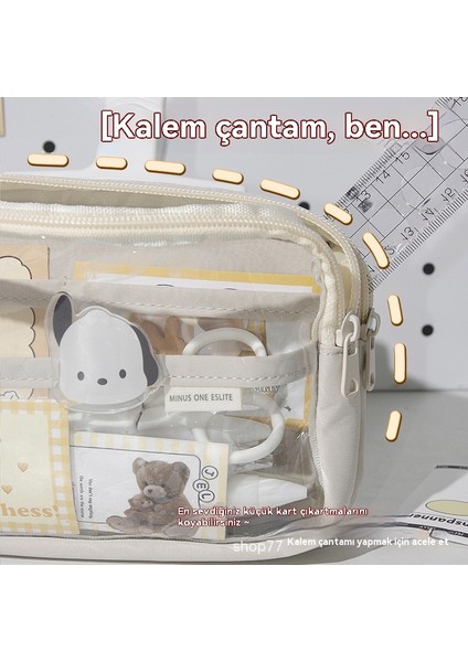 Geniş Kapasiteli Kalem Kutusubasit Kırtasiye Çantası (Yurt Dışından)