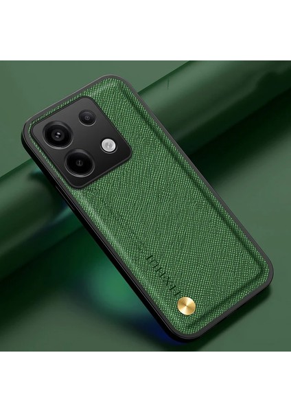 Xiaomi Redmi Note 13 Pro 4g Çapraz Desen Pu Cep Telefonu Kılıfı (Yurt Dışından)
