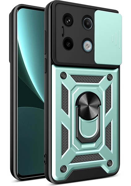 Poco X6 Kamera Koruması Halka Standı Cep Telefonu Kılıfı (Yurt Dışından)