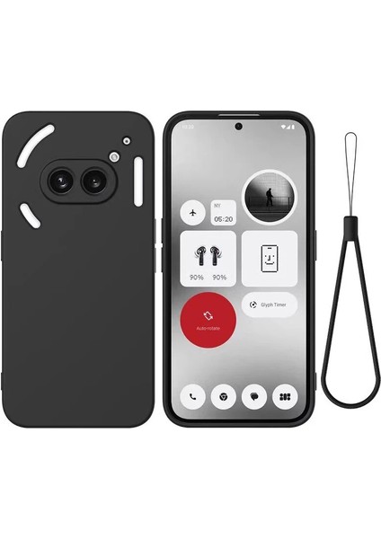 Nothing Phone 2A Sıvı Silikon Yumuşak Cep Telefonu Kılıfı (Yurt Dışından)