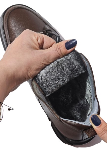 Erkek Bot Içi Yünlü Tabanı Saf Kauçuk Hakiki Deri Özel Kuzu Tüylü Bot fiyatları