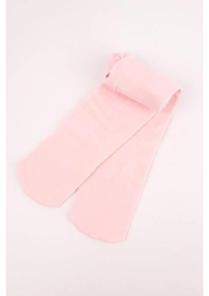 Pembe Kız Çocuk Külotlu Çorap