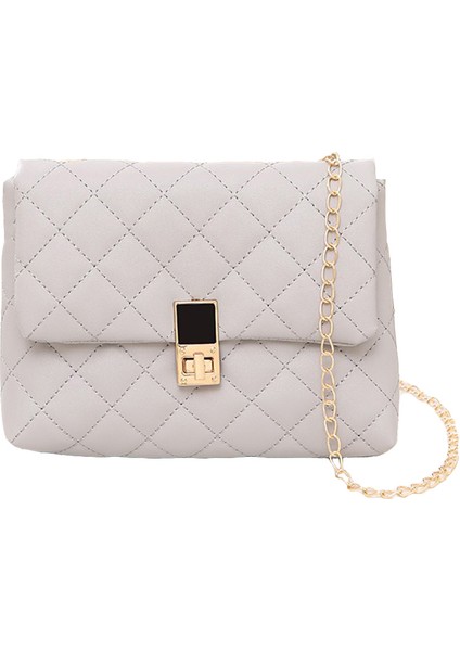 Bayan Crossbody Çanta Deri Kadın Sling Çanta Günlük Omuz Çantası Baklava Dilimi Satchel (Yurt Dışından)