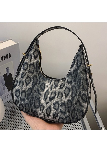 Moda Küçük Crossbody Çanta Kadınlar Için Omuz Çantası Deri Leopar Baskı Çanta Kızlar Için Sling Çanta (Yurt Dışından) modelleri