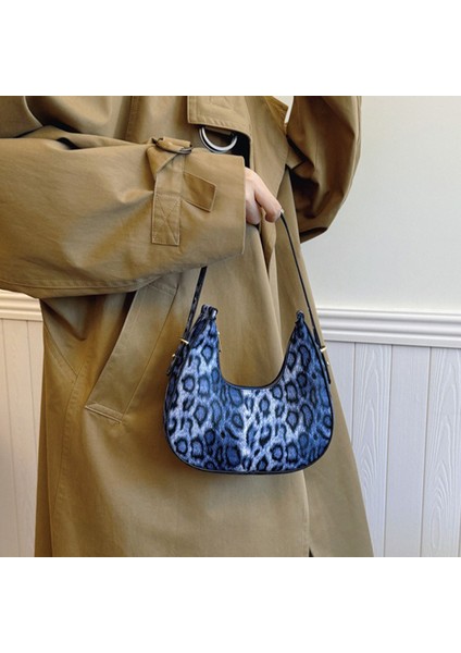 Moda Küçük Crossbody Çanta Kadınlar Için Omuz Çantası Deri Leopar Baskı Çanta Kızlar Için Sling Çanta (Yurt Dışından) modelleri