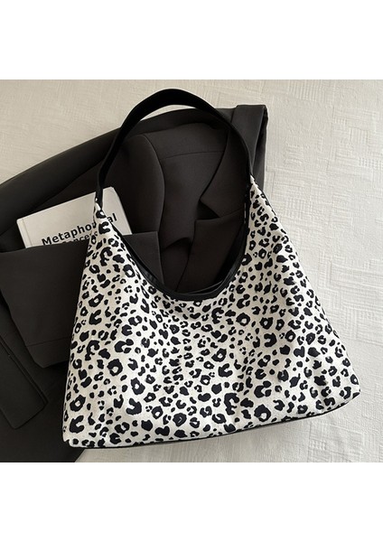 Bayan Tote Çanta Leopar Baskı Çanta Kadın Omuz Çantası Günlük Crossbody Çanta Hobo Çanta (Yurt Dışından) fırsatları