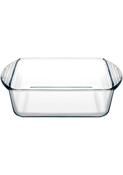 59854 Cam Mini Borcam Kare Fırın Tepsisi 1040CC