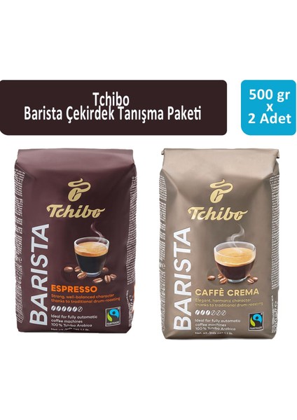 Barista Çekirdek Kahve Tanışma Paketi 500 gr x 2 Adet