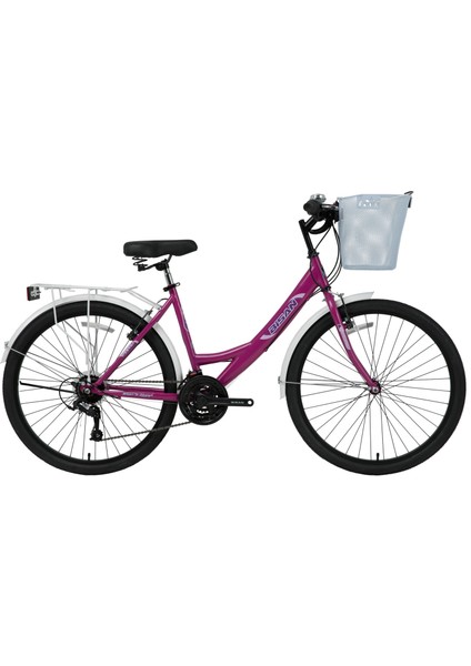 Mabella - 24"jant - V Fren - 21 Vites - Mor/pembe