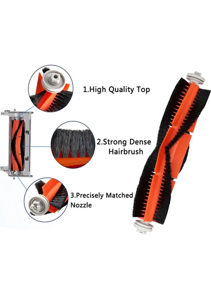 Robotlu Süpürge Parçaları Için 1s S50 S51 S52 S55 Hepa Filtre Yan Fırça Ana Fırça Aksesuarları (Yurt Dışından) fiyatları