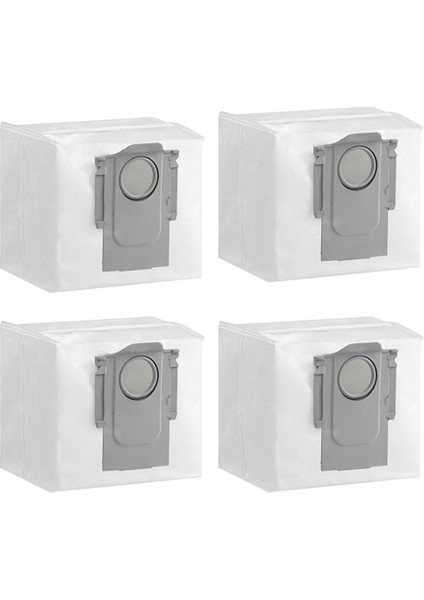 Q5+ / + / Max+ / S7 Maxv Ultra / G10S / T8 Plus Robot Vakum Yedek Parça Toz Torbası Için 4 Adet (Yurt Dışından)