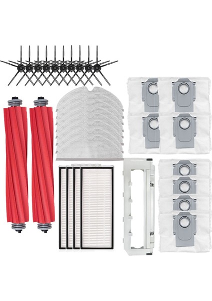 Max Max + / T8 Ana Yan Fırça Paspas Bezi Toz Torbası Hepa Filtre Robotlu Süpürge Parçaları Aksesuarları (Yurt Dışından)