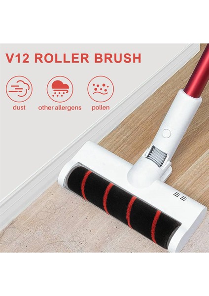 V12 Ev Kablosuz El Süpürgesi Aksesuarları Kırmızı Için Rulo Fırça Ana Fırça (Yurt Dışından) fırsatları