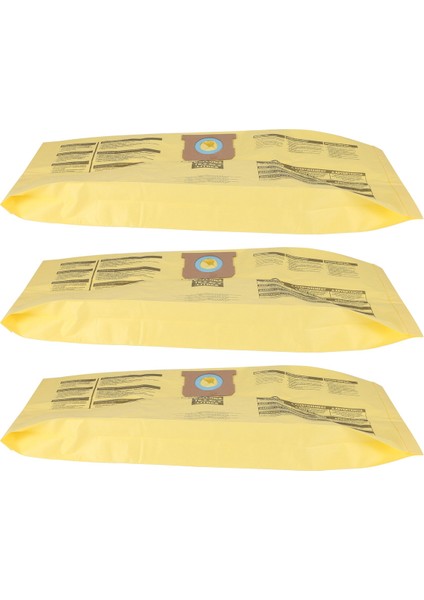 Mağaza 5-8 Galonluk Vakumlar Için 3 Paket Tip H Vakum Filtre Torbası (Yurt Dışından)