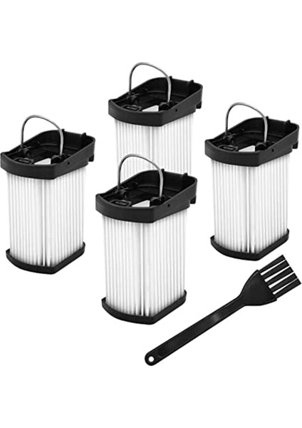 Akülü El Süpürgesi Için 4 Adet Kumaş Filtre WV401BL WV401PK (Yurt Dışından)