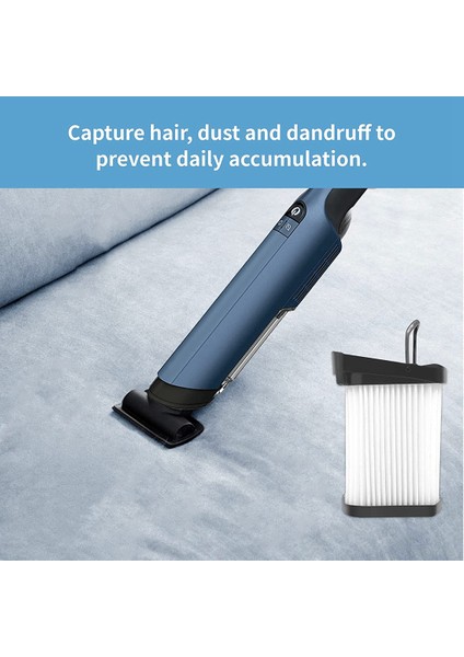 Akülü El Süpürgesi Için 4 Adet Kumaş Filtre WV401BL WV401PK (Yurt Dışından)