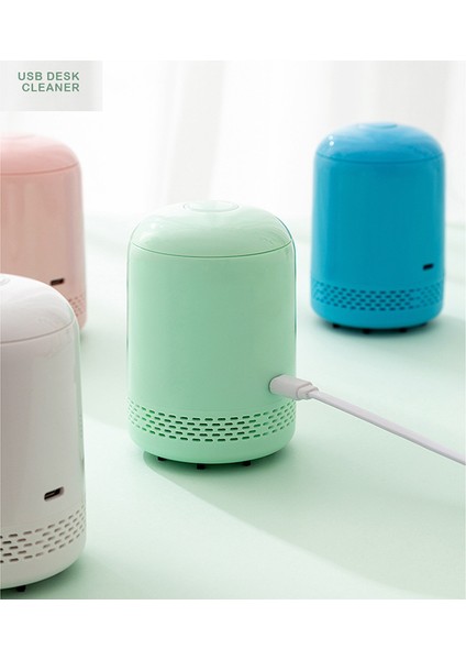 Ofis Bilgisayarı Için USB Mini Elektrikli Süpürge Toz Masa Süpürgesi, Mavi (Yurt Dışından)