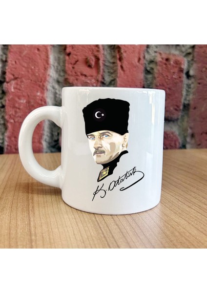 Her Yaşa ve Zevke Uygun Gazi Mustafa Kemal Atatürk Kupa Bardaklar